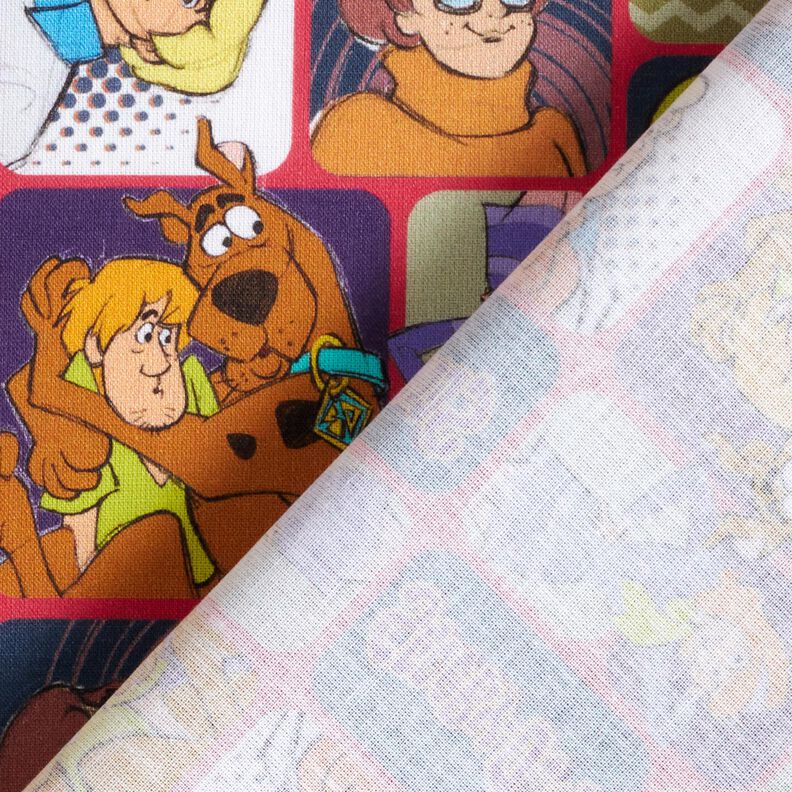 Popelina bawełniana Scooby Doo, komiks Tkanina na licencji – czerwień/mix kolorów,  image number 4