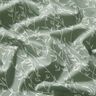 Popelina bawełniana pnącza z listkami – zieleń trzcinowa,  thumbnail number 2