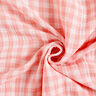 Muślin / Tkanina double crinkle kratka Vichy z barwionej przędzy – stary róż/biel,  thumbnail number 5