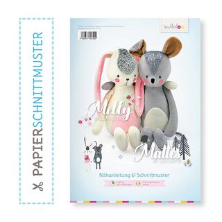 Podwójny wykrój papierowy maskotki „MELLY & MATTES” marki Lila-Lotta  | Kullaloo, 