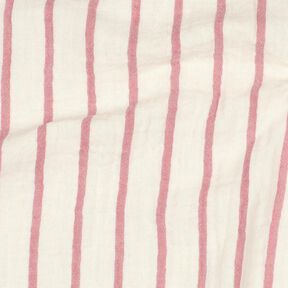 Muślin / Tkanina double crinkle paski z barwionej przędzy  | Poppy Fabrics – pastelowy, 
