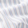 Tkanina bawełniana w dwukolorowe paski – biel/jasnoniebieski,  thumbnail number 2