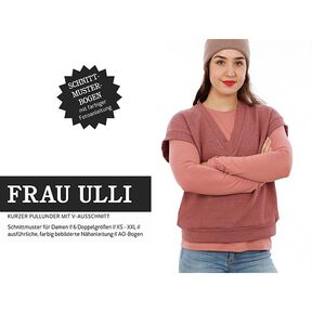 FRAU ULLI – krótka kamizelka z dekoltem w szpic, Studio Schnittreif | XS - XXL, 
