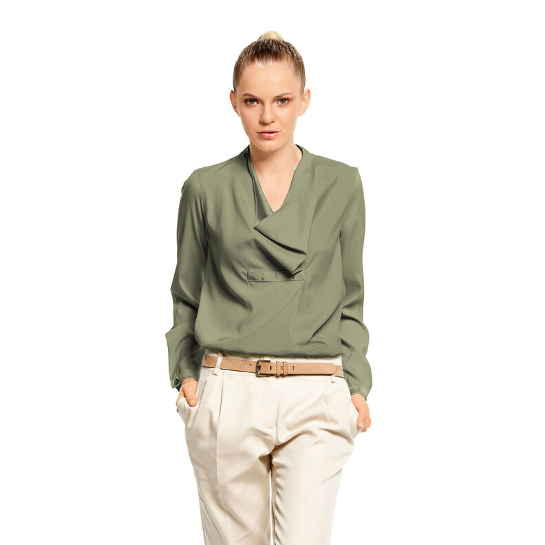 Tkanina wiskozowa tkana Fabulous – jasny khaki,  image number 7