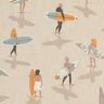 Tkanin dekoracyjna Half panama surfer – eukaliptusowy/naturalny,  thumbnail number 5