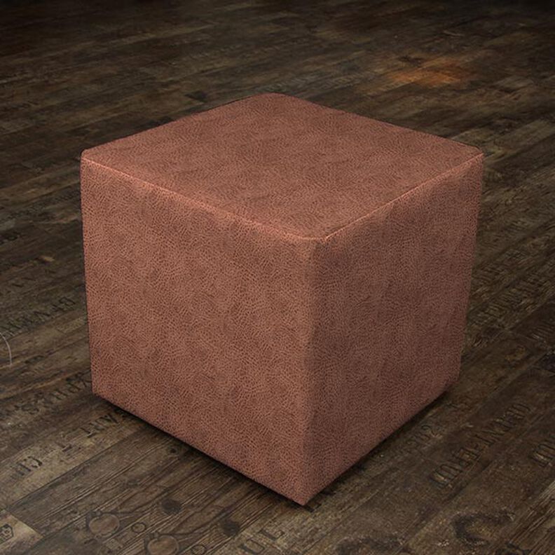 Tkanina tapicerska Imitacja skóry – średni brąz,  image number 6