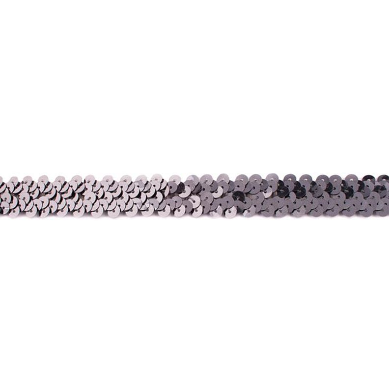 Elastyczna bordiura z cekinami [20 mm] – stare srebro metaliczny,  image number 1