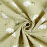 Muślin / Tkanina double crinkle słoniątka – pistacja,  thumbnail number 3