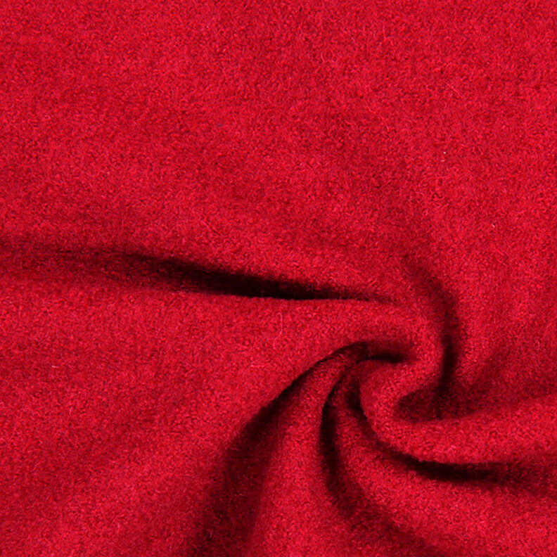 Wełniany loden spilśniany – czerwień karminowa,  image number 1