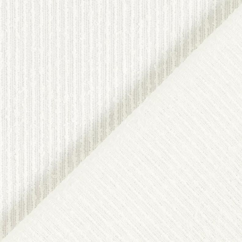 Tkanina na firany w paski z efektowną przędzą 300 cm – biel,  image number 3
