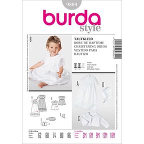 Sukieneczka do chrztu / Sweterek, Burda 9804, 