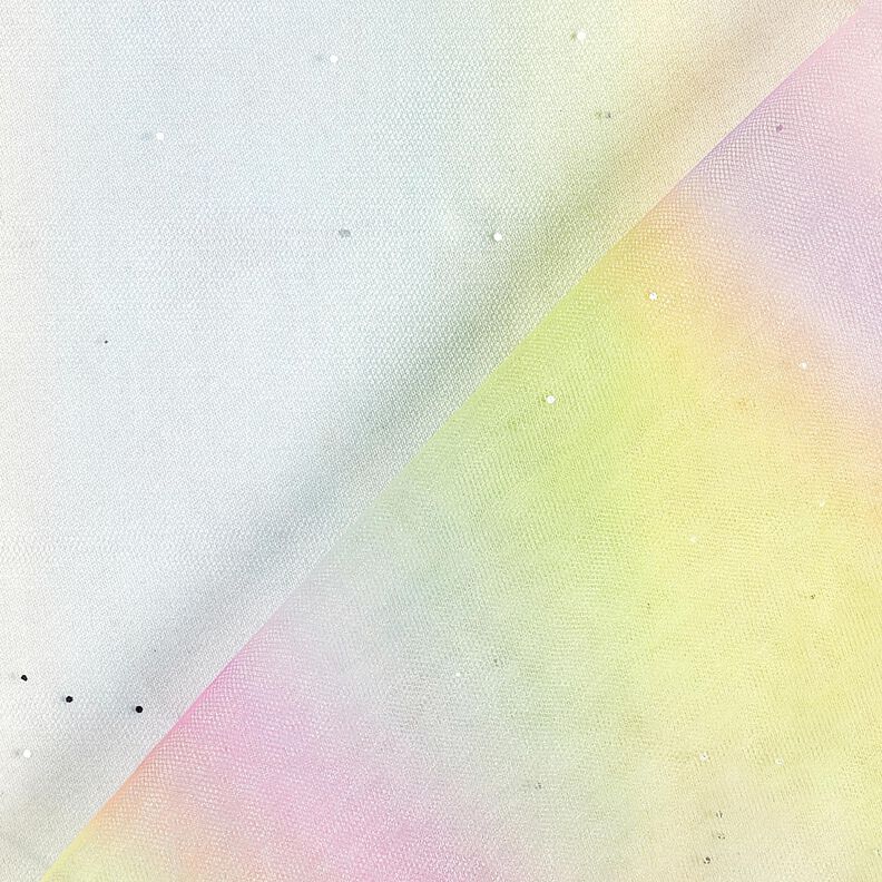 <h2>Softmesh Regenbogen Glitzerpunkte &ndash; dzianinowy i transparentny</h2>,  image number 5
