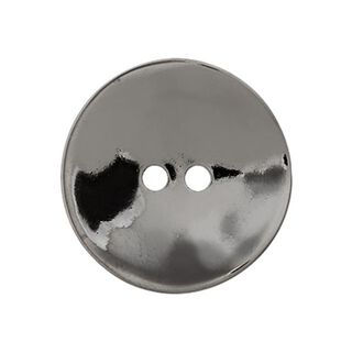 Guzik metalowy, 2 dziurki  – antracyt, 