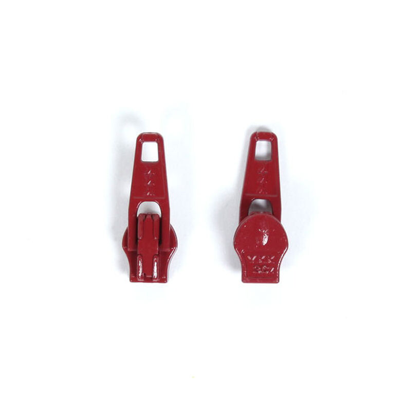 Suwak metalowy (520) – czerwień karminowa | YKK,  image number 1