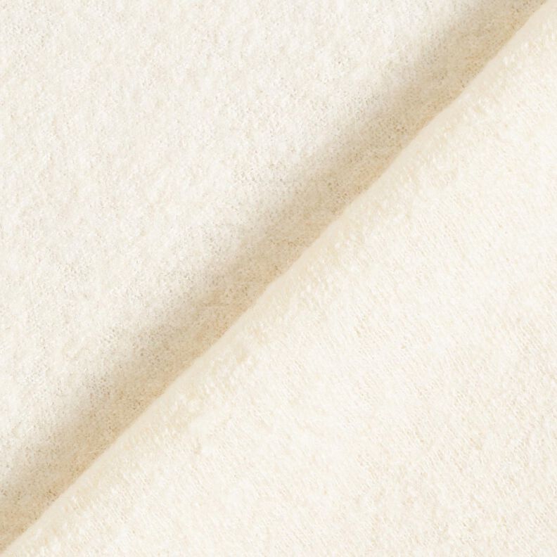 Lekka dzianina swetrowa z wełny z domieszką wiskozy – mleczna biel,  image number 3