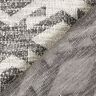 Dzianina bouclé we wzór Chevron – czerń/biel,  thumbnail number 5