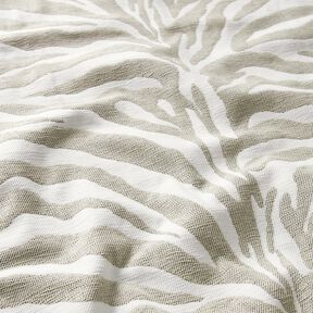 Tkanina tapicerska Żakard zebra – zawilec/naturalny, 
