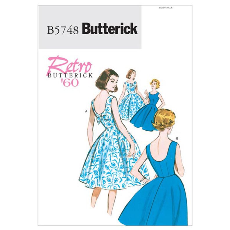 Sukienka vintage, Butterick 5748|34 - 40|42 - 48,  image number 1