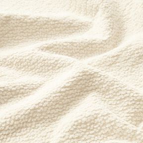 Tkanina tapicerska miękki włos – mleczna biel, 