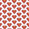 Popelina bawełniana Superman logo Tkanina na licencji | DC Comics – biel,  thumbnail number 1