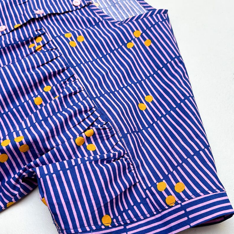 FRAU SUZY – luźna bluzka z krótkim rękawem i marszczeniami, Studio Schnittreif | XS - XXL,  image number 3