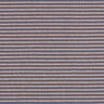 Dżersej bawełniany w wąskie paski – miedź/dżins,  thumbnail number 1