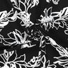 Mieszanka wiskozy i lnu abstrakcyjne słoneczniki &ndash; czerń/biel | Resztka 60cm,  thumbnail number 3