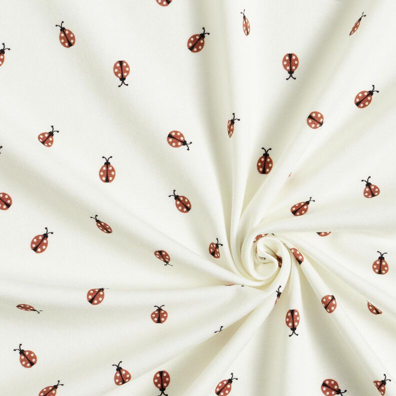 D?ersej bawe?niany biedronka &ndash; biel/czerwie?,  image number 3