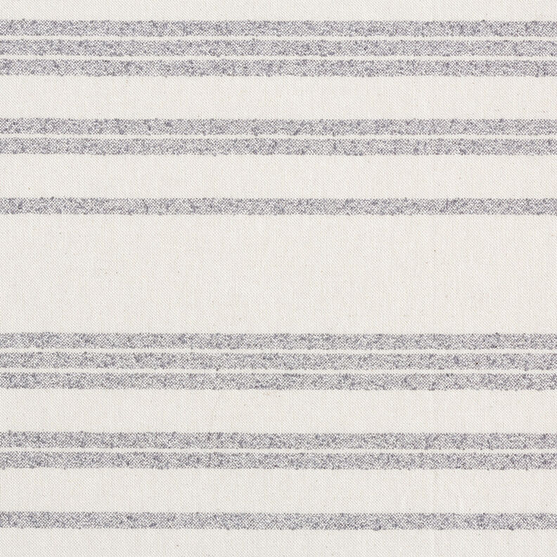 Tkanin dekoracyjna Half panama tkane paski – stalowoniebieski/naturalny,  image number 1