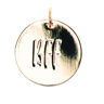 Przywieszka BFF [Ø17 mm] | Rico Design – złoto metaliczny,  thumbnail number 1
