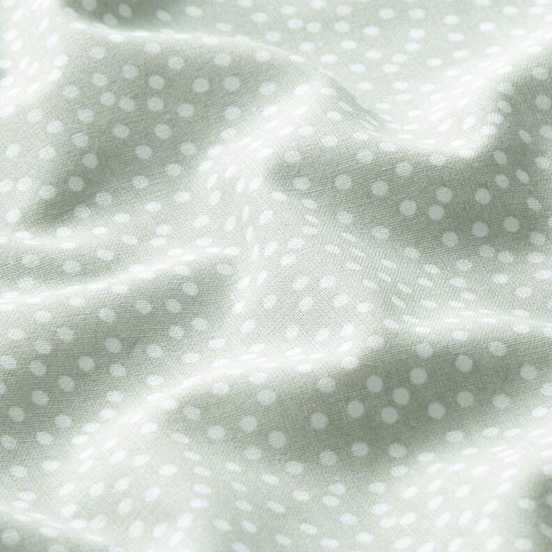 Tkanina bawe?niana Kreton nieregularne kropki – zieleń pastelowa,  image number 2