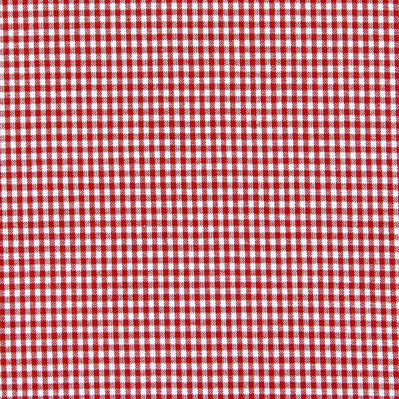 Tkanina bawełniana Kratka Vichy 0,2 cm – czerwień/biel,  image number 1