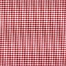 Tkanina bawełniana Kratka Vichy 0,2 cm – czerwień/biel,  thumbnail number 1