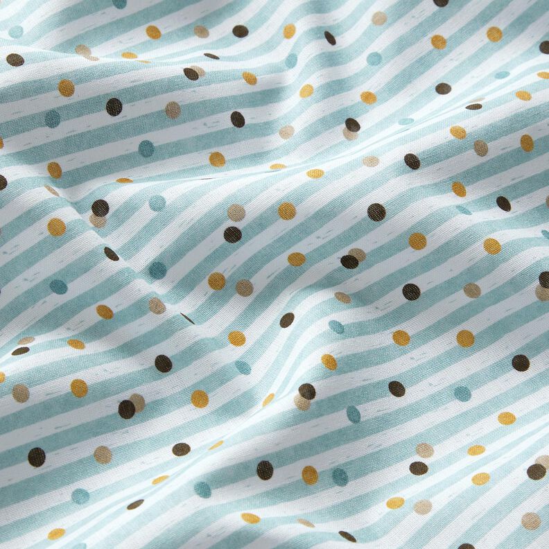 Pakiet tkanin – popelina, niedźwiadek – nerkowiec/jasnoniebieski,  image number 6