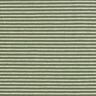 Dżersej bawełniany w wąskie paski – zieleń trzcinowa/pinia,  thumbnail number 1