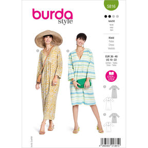 Sukienka | Burda 5816 | 36-48, 