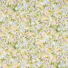 Szyfon morze kwiatów z recyklingu – pastelowy fiolet/zieleń liści lipy,  thumbnail number 1