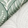 Tkanina dekoracyjna half panama, prosty wzór w liście – zieleń trzcinowa,  thumbnail number 4