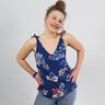 FRAU MAYA – letni top z wiązanymi ramiączkami, Studio Schnittreif | XS - L,  thumbnail number 2