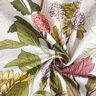 Tkanina dekoracyjna panama w drukowane kwiaty – mglisty szary,  thumbnail number 4