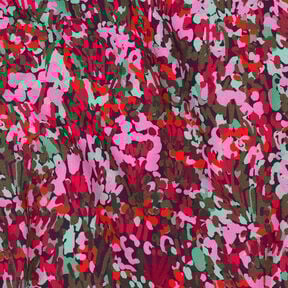 Lenzing Ecovero™ Colorful Garden nadruk cyfrowy | Nerida Hansen – śliwka/chili, 