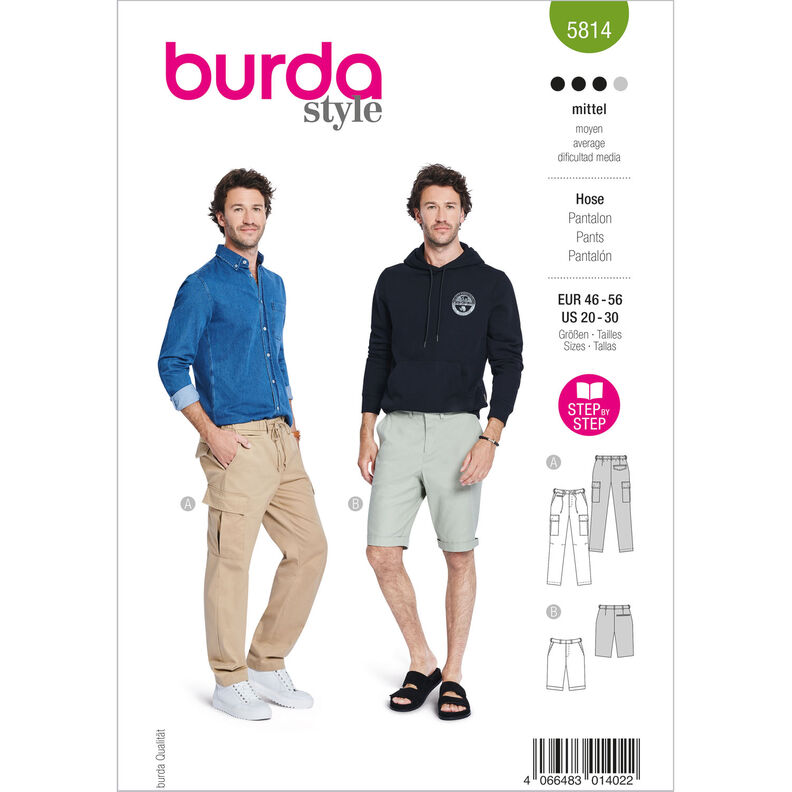 Spodnie | Burda 5814 | 46-56,  image number 1