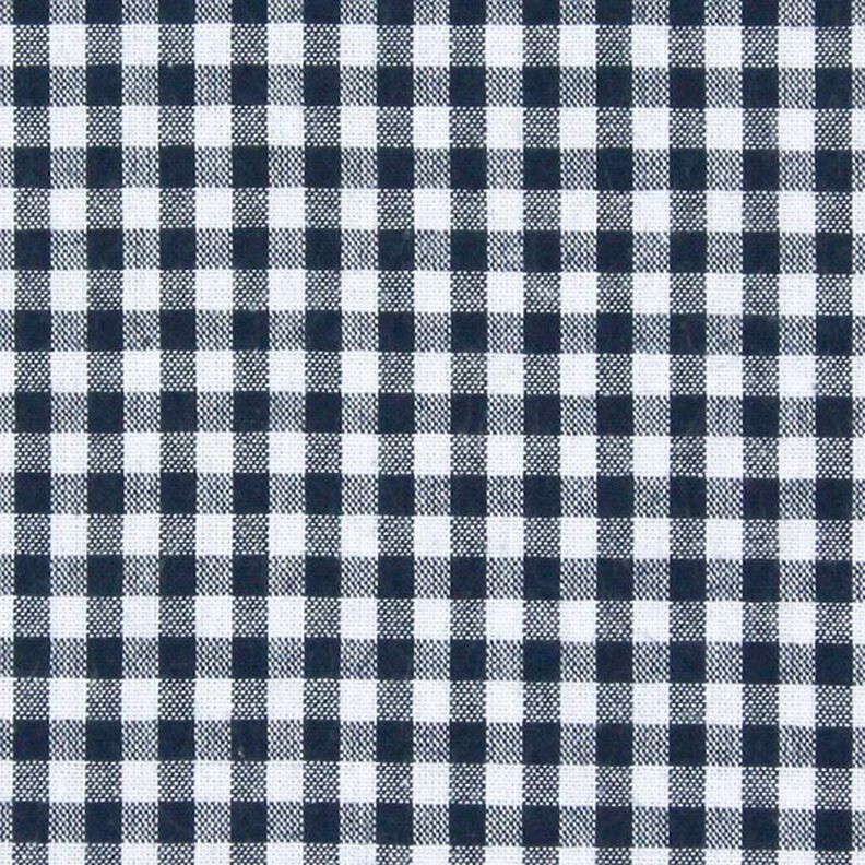 Tkanina bawełniana Kratka Vichy 0,5 cm – czarnoniebieski/biel,  image number 1