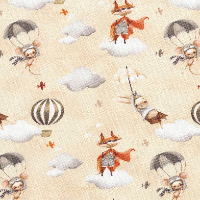 Polar alpejski latające zwierzęta nadruk cyfrowy – jasnobeżowy,  image number 1