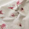 Tkanin dekoracyjna Half panama kwiat magnolii – malwa/naturalny,  thumbnail number 2