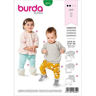 Bluzka/Spodnie, Burda 9312 | 56-86, 