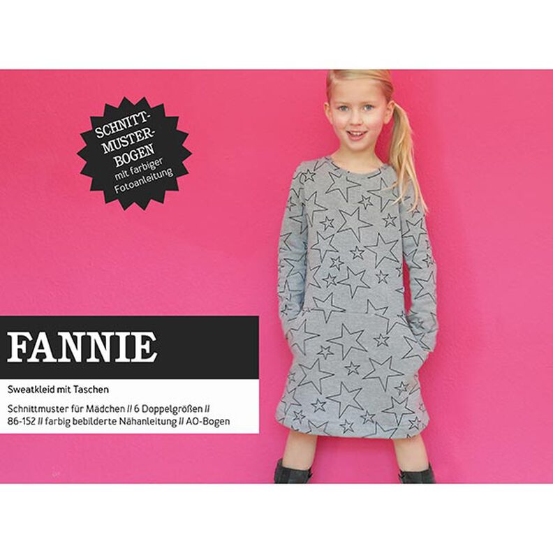 FANNIE – sukienka dresowa z kieszeniami, Studio Schnittreif | 86 - 152,  image number 1