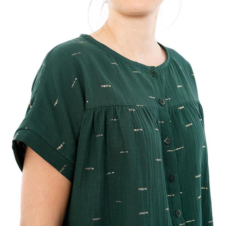 FRAU SUZY – luźna bluzka z krótkim rękawem i marszczeniami, Studio Schnittreif | XS - XXL,  image number 9