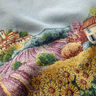 Panel dekoracyjny Gobelin kwitnący krajobraz – czerwień karminowa/jasnobeżowy,  thumbnail number 2