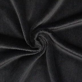 Tkanina pluszowa SuperSoft SNUGLY [ 1 x 0,75 m | 5 mm ] | Kullaloo – czerń, 